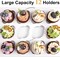12-Pc White Cupcake Boxes – Window & Inserts, Disposable, 13x10x4in